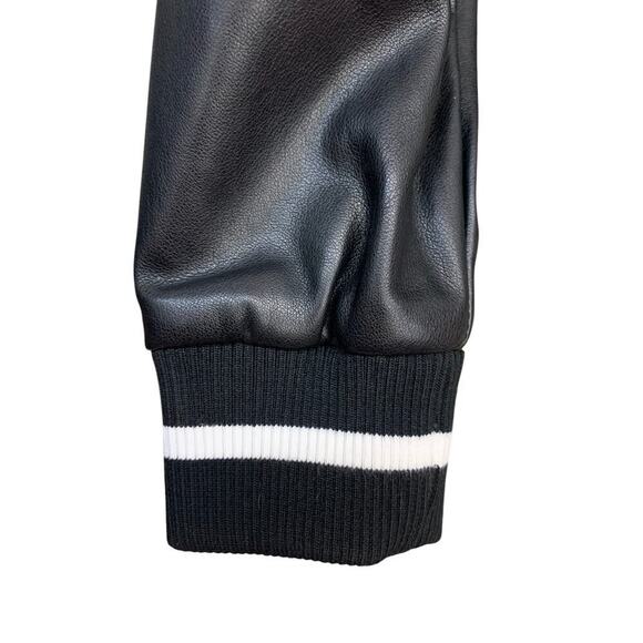 NWT 7 For All Mankind Mixed Media Bomber Jacket SZ L - Picture 9 of 12